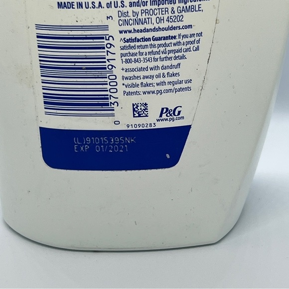 Head & Shoulders Instant Relief Peppermint Tea Tree Shampoo 22.5 fl oz Exp 1/21 - Picture 4 of 4